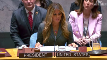 Melania Trump dalam sidang PBB