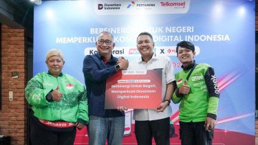 Kolaborasi Pertamina dan Telkomsel.