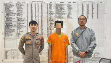 Pria berinisial A (25) yang diduga melakukan kekerasan seksual terhadap perempuan penyandang disabilitas