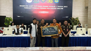 Bareskrim Polri menyetorkan lebih dari Rp58 miliar hasil pengungkapan kasus judi online ke kas negara