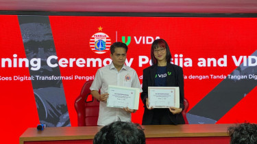 Persija Jakarta menjalin kemitraan dengan VIDA