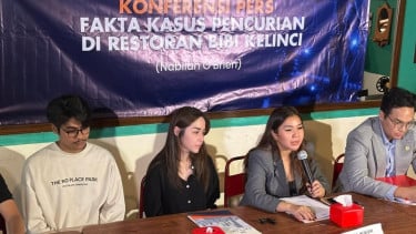 Selebgram Nabilah O’Brien (kedua kiri)