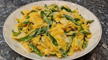 Resep Masakan Tumir Telur Cabai Hijau