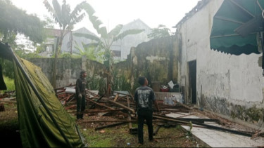 Bangunan rumah bersejarah yang diduga sebagai cagar budaya