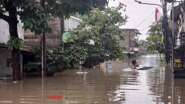 Banjir di Perum Total Persada, Periuk, Kota Tangerang