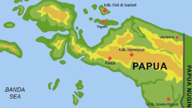 Foto Ilustrasi Pulau Papua