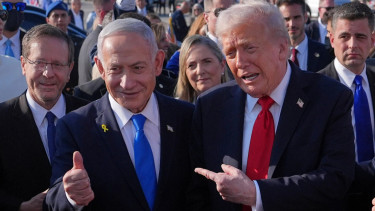 PM Israel, Benjamin Netanyahu dan Presiden AS, Donald Trump