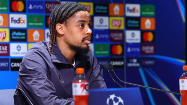 Pemain PSG Bradley Barcola