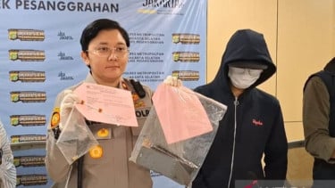 Konferensi pers Polsek Pesanggrahan soal pria ditemukan tewas dengan luka tembak di kepala