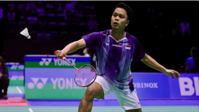 Anthony Sinisuka Ginting di Swiss Open 2026