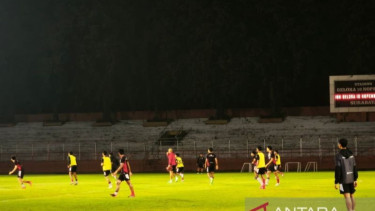 Latihan Timnas Indonesia U-20