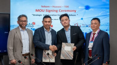Kerja Sama Telkom dan Huawei.