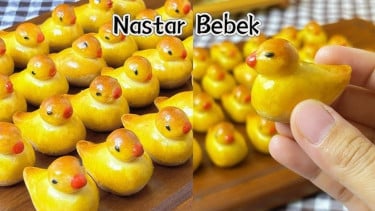 Ilustrasi Kue Lebaran Nastar Bebek Viral 2026
