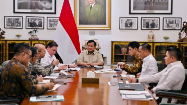 Rapat Menteri Bersama Presiden Prabowo Subianto