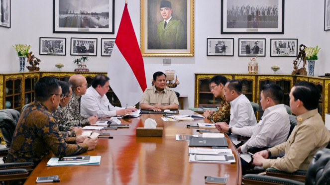 Rapat Menteri Bersama Presiden Prabowo Subianto