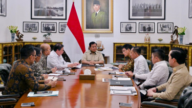 Rapat Menteri Bersama Presiden Prabowo Subianto