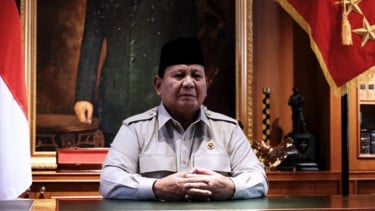 Presiden Prabowo Subianto menyampaikan ucapan selama Hari Raya Idul Fitri 1447 H/2026