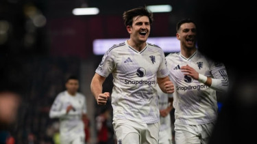 Pemain Manchester United Harry Maguire