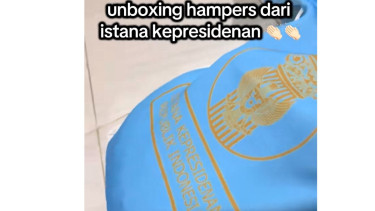 Penampakan bingkisan open house di Istana