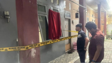 Lokasi penemuan mayat cucu komedian Mpok Nori yang tewas dibunuh mantan suami