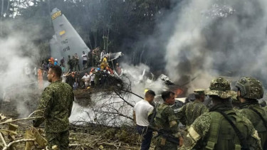 Hercules Militer Kolombia Jatuh