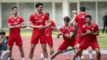 Timnas Indonesia gelar latihan jelang FIFA Series 2026