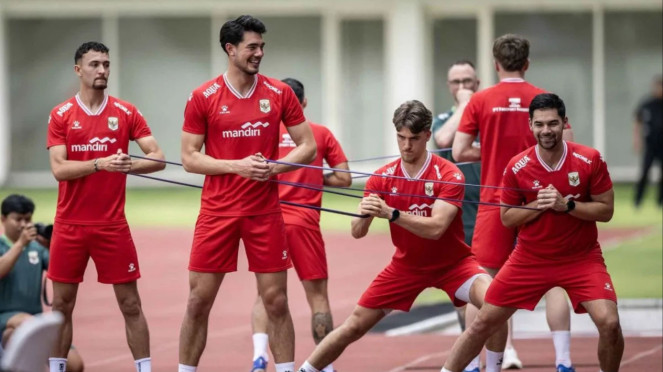 Timnas Indonesia gelar latihan jelang FIFA Series 2026