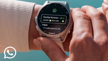 Layanan WhatsApp tersedia di Garmin.