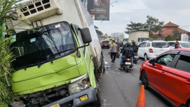 Kecelakaan maut libatkan truk boks di Nagreg, Jawa Barat