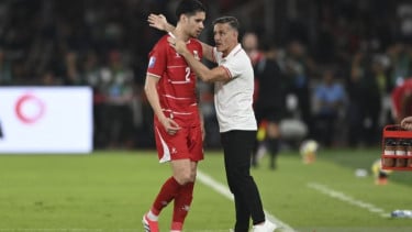 Pemain Timnas Indonesia, Kevin Diks dan pelatih John Herdman