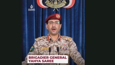 Juru bicara militer Houthi, Brigadir Jenderal Yahya Saree