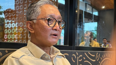 Menteri PU Dody Hanggodo di Rest Area Tol Batang Semarang
