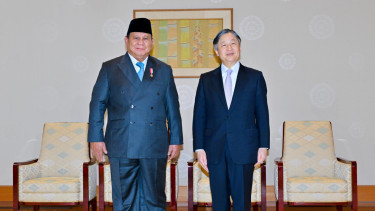Presiden RI Prabowo Subianto melakukan kunjungan kehormatan kepada Kaisar Jepang Naruhito
