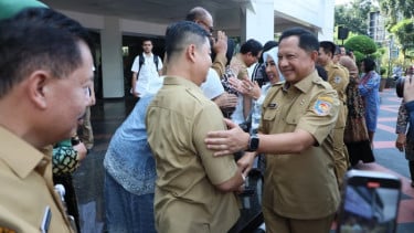 Mendagri Tito Karnavian Melakukan Halal Bihalal pasca Idul Fitri 1447 Hijriah