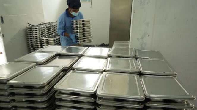 Ilustrasi dapur MBG atau SPPG