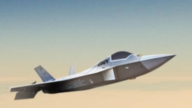 Pesawat tempur KAAN yang diproduksi Turkish Aerospace Industries (TAI)
