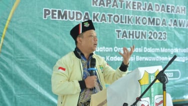 Ketua Umum Pengurus Pusat Pemuda Katolik, Stefanus Gusma