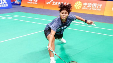Pebulu tangkis tunggal putri Indonesia Thalita Ramadhani Wiryawan