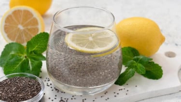 Ilustrasi minuman chia seed