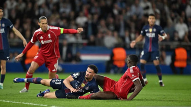 PSG amankan kemenangan kandang 2-0 atas Liverpool di leg 1 perempat final