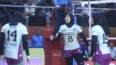 Megawati Hangestri membela tim Jakarta Pertamina Enduro, Megawati Cs Wajib Menang, Modal Berbeda Kedua Tim, Jadwal dan Link Live Streaming, Klasemen Final Four Proliga 2026 Putri Per 16 April 2026
