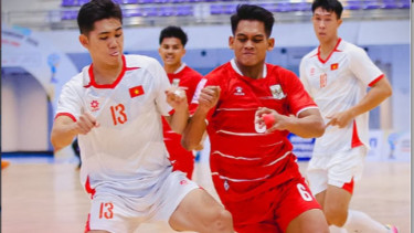 Timnas futsal Indonesia vs Vietnam