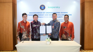 Kerja sama BSSN dan Kaspersky.