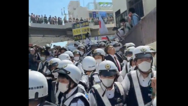 Ribuan warga Fujisawa Demo Tolak Pembangunan Masjid