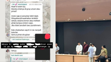 WA Grup Ortu Mahasiswa FH UI Diduga Bocor