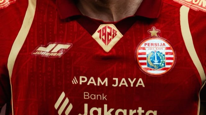 Jersey Persija Jakarta musim 2025/2026