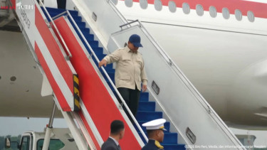 Presiden RI Prabowo Subianto tiba di Tanah Air usai menyelesaikan lawatan di Rusia dan Prancis