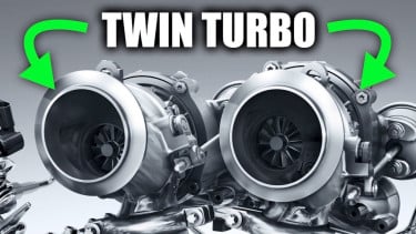 ilustrasi mesin twin-turbo
