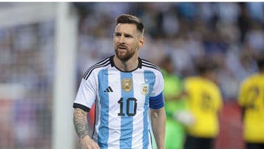 Pemain Timnas Argentina Lionel Messi