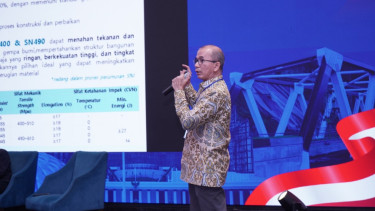 Direktur Technology & Business Development Krakatau Posco, Alhadis Syamsuddin.